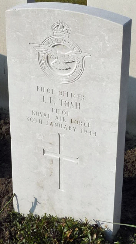 P/O James Findlay Tosh<br/><br /><br />died January 30th, 1944